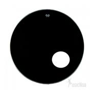 Parche <br/>REMO ASIA ES Bass Head Negro c/Agujero 20