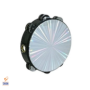 Pandereta c/Parche <br/>REMO ASIA 8" Sonajas Simples Prizmatic Radiant