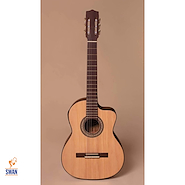 Guitarra Electroacustica Nylon ROMANTICA G-PRO Natural c/Cherub