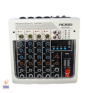 Mixer ROSS PA MX400 4 Ch XLR/TRS Bluetooth Reproductor USB