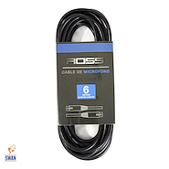 Cable Microfono <br/>ROSS PA C-CC-6M Cn/Cn 6mts