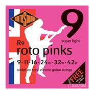 Encordado Electrica ROTOSOUND ENGLAND R9 Niquel Super Light 9 11 16 24 32 42