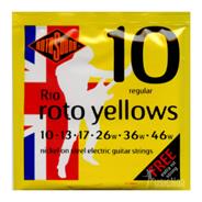 ROTOSOUND ENGLAND R10 Nickel Regular 10 13 17 26 36 46 Encordado Electrica