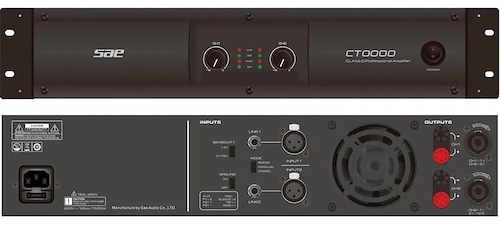 Potencia <br/>SAE AUDIO CT1000 100x2/8 150x2/4,100x2/8Ohms
