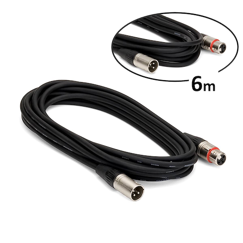 Cable Microfono <br/>SAMSON MC18XLR Cn/Cn 6mts