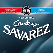 Encordado Clasica SAVAREZ 510 CRJ New Cristal Cantiga Normal-Alta