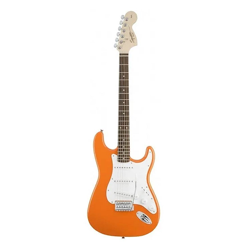 Guitarra Electrica SQUIER Strato Affinity RW SSS Competition Orange
