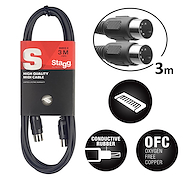 STAGG SMD3 Midi 3mts Cable Midi