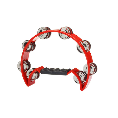 STAGG TAB-2RD 16 Sonajas Roja Pandereta
