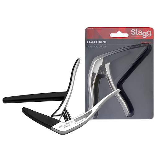 STAGG SCPX-FL CR Trigger Flat Clasica Cromado Capodastro