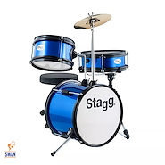 Bateria Infantil <br/>STAGG FABJ312BL Azul 12" 3 Cpos c/Banqueta