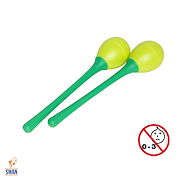 Maracas STAGG EGG-MAL GR Mango Largo Verde (Par)