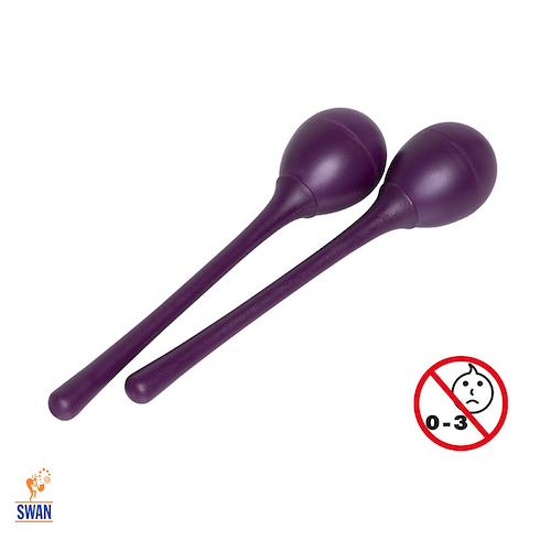 Maracas STAGG EGG-MAL PP Mango Largo Purpura (Par)