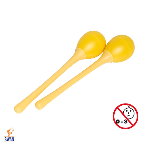 Maracas STAGG EGG-MAL YW Mango Largo Amarillo (Par)