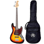 Bajo Electrico SX BD1 3TS Jazz Bass Sunburst 3 Tonos c/Funda