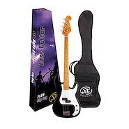 SX SPB57+ BK Precision Bass Vintage Black c/Funda Bajo Electrico