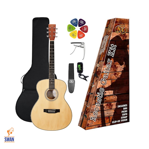Guitarra Acustica SX SO104K Cuerpo Triple 