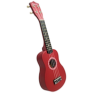 Ukelele Terris JUS10RD Soprano Rojo c/Funda