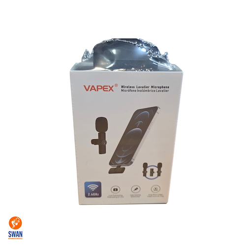 VAPEX MC-K12-I c/Receptor Tipo iphone Microfono Inalambrico Corbatero