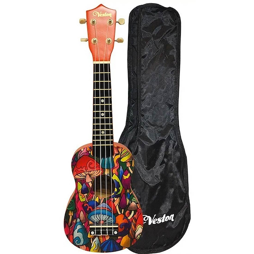 Ukelele <br/>VESTON KUS22 Mushroom Soprano c/Funda