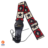 VINES MUSIC PE-A16 N3 Jimi Hendrix Polyester Estampada Correa Electrica
