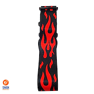 VINES MUSIC PE-A19 Polipropileno Estampada Flama Correa Electrica