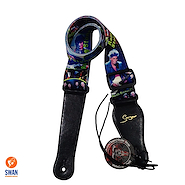 VINES MUSIC PE-A16 N2 Rolling Stones Polyester Estampada Correa Electrica