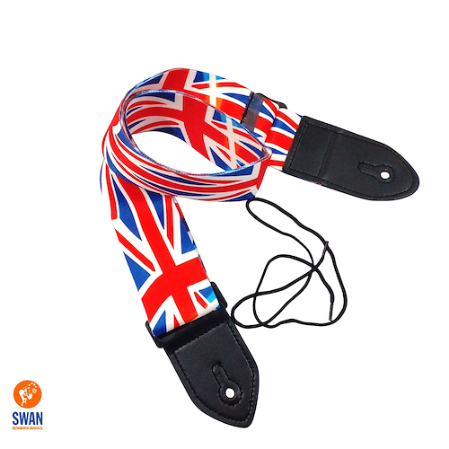VINES MUSIC PE-A17 Polipropileno Bandera Reino Unido Correa Electrica