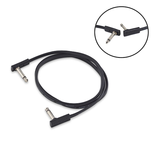 Cable Patch WARWICK RBO CAB PC F 30 BLK 30cms. Ultra Plano