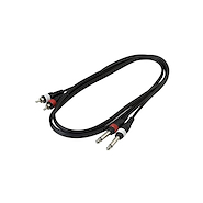 Cable WARWICK RCL20933D4 2 RCA a 2 Plug 6,3 Mono 1,8mts.