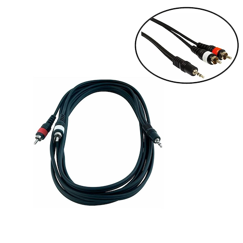WARWICK RCL20903D4 Plug 3,5 Stereo a 2 RCA 1,8mts. Cable