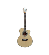 Guitarra Electroacustica Acero <br/>WASHBURN EA12 N Natural