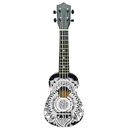 Ukelele YUKA YUS60 Mandala Black c/Funda