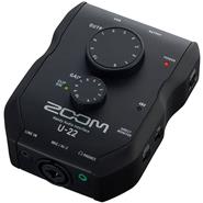 ZOOM PRO U22 USB 24 bits/192kHz  2 Entradas XLR/TRS Placa de Audio