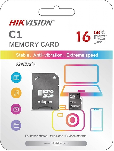 HIKVISION Micro SD 16Gb