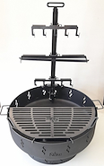 ÑUKE 04-000-007 FOGON 80P PARRILLA FOGON 0.85 mtr. con Media Parrila y Cruz Asador