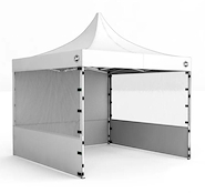 3H SET PLAYERO GAZEBO 2.0x2.0 Armado Facil Aluminio Rojo