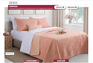 ALCOYANA DOHA CA1741/1 COVERTOR KING + funda almohada+almohadon