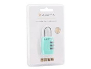 AMAYRA 67.112 CANDADO CON COMBINACION acqua/violeta