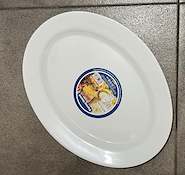ARIFERNIC LKBP120 FUENTE OVAL 30cm blanca