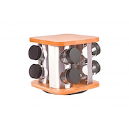 ARIFERNIC CO8107 ESPECIERO ACERO/BAMBOO giratorio x8
