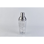 ARIFERNIC VICOC01 COCTELERA VIDRIO/ACERO 400ML