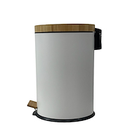 ARIFERNIC EK2012 CESTO DE BASURA Blanco/Bamboo Mate 12lts.