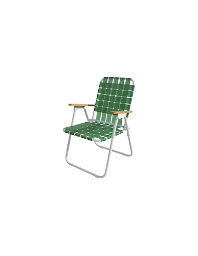 AVELINO 37/1004-1002 SILLON ALUMINIO PLEGABLE con Cintas Posabrazo Madera
