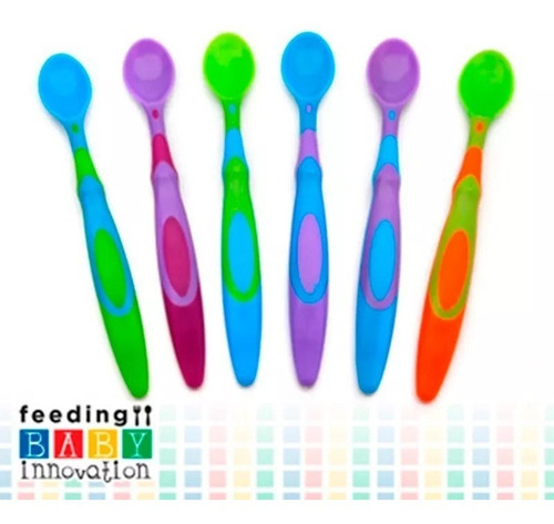 BABY INNOVATION 030780-86 CUCHARA PLASTICA BEBE X6