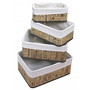 BARAK 438138 CANASTO RECT 38X28X16 CM