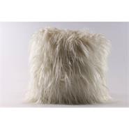 BARAK 4621247 FUNDA ALMOHADON 40X40 Piel Pelo largo Simple Natural