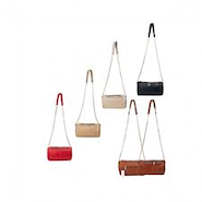 BARBARA BAGS 8428 BANDOLERA CILINDRICA ROJO-SUELA-NEGRO