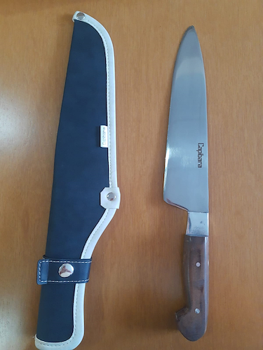 BELLO EXPORT K10021 CUCHILLO ASADO  Nro21  Funda Ecocuero o caja madera