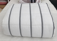 BLANCO INFANTIL 11152T COVERTOR TWIN FULL (180X250) TUSOR rayado